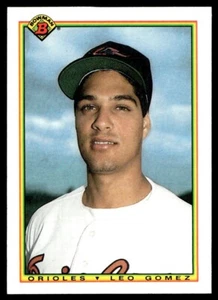 1990 Bowman Leo Gomez RC Baltimore Orioles #262 - Picture 1 of 2
