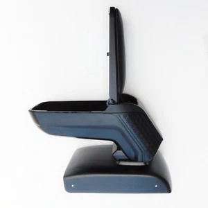Consola central de coche caja de almacenamiento reposabrazos negra para Citroen C4 II 2010-2019 - Imagen 1 de 6