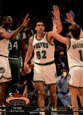 1992-93 Stadium Club Minnesota Timberwolves Basketball Card #156 Mark Randall