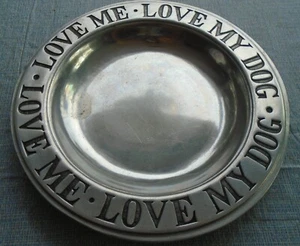 Piatto Wilton Love Me Love My Dog 9 1/4 - Foto 1 di 6