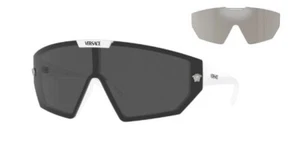 Gafas de sol Versace Maxi Medusa Horizon VE 4461 314/87 negro blanco plástico protector - Imagen 1 de 9