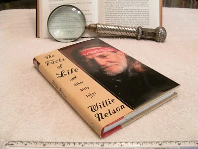 Willie Nelson *THE FACTS OF LIFE & OTHER DIRTY JOKES* HC/DJ 1st Edition - 1st - Image 1 of 4
