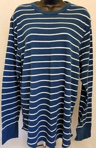 Gap Mens Shirt Size XL X Large Bluish Green White Striped - Picture 1 of 24