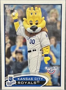 2012 Topps Opening Day Mascots "Kansas City Royals" - Picture 1 of 2