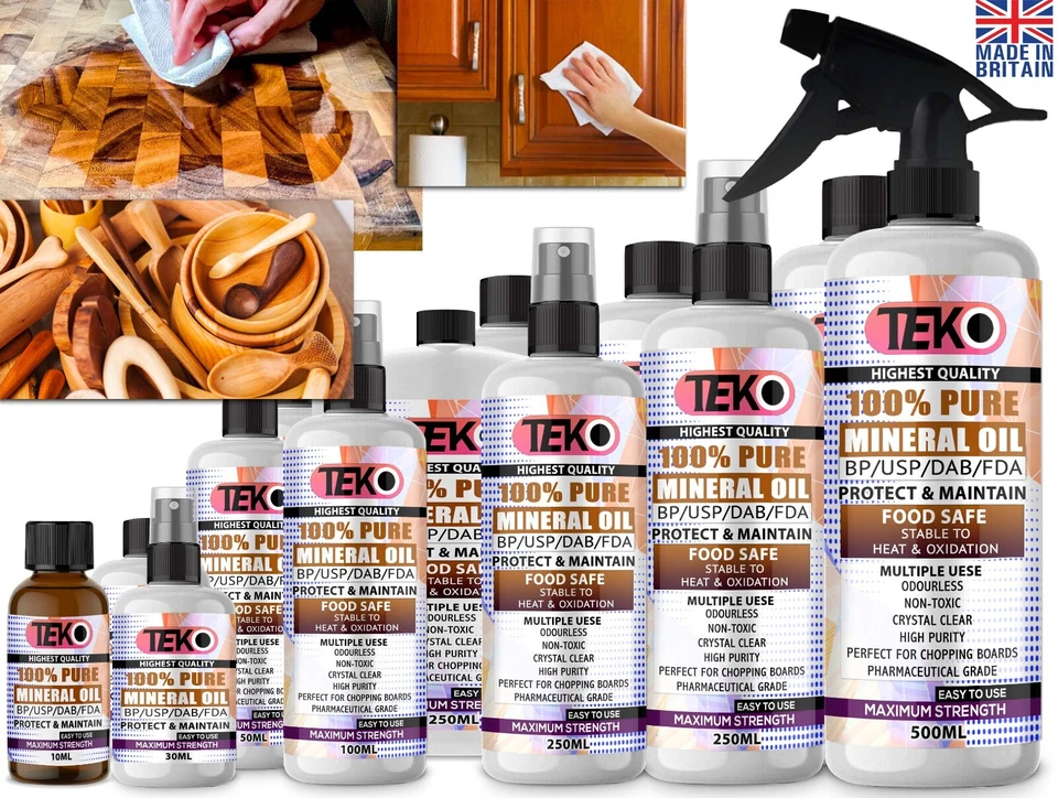 100% Pure Mineral Oil Chopping Board Oil Food Safe Highest Quality Multiple Uses - Image 1 of 1