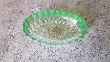 Glas-Schale mit grünem Glasornament 