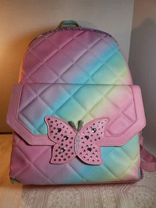 OMG BUTTERFLY QUILTED BACKPACK, BY MISS GWEN'S ACCESSORIES' - Picture 1 of 9