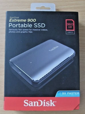 SanDisk Extreme 900 960GB External USB 3.1 Gen 2 Portable Solid State Drive - Image 1 of 4