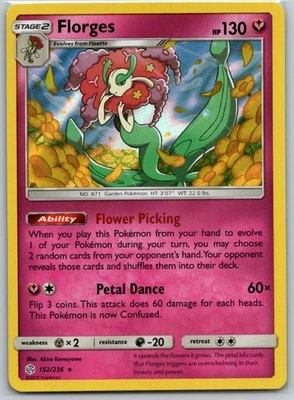 Florges 152/236 Holo Rare SM - Cosmic Eclipse NM - Image 1 of 2
