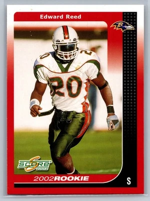 2002 Score #324 Ed Reed RC Baltimore Ravens Miami Hurricanes - Image 1 of 2