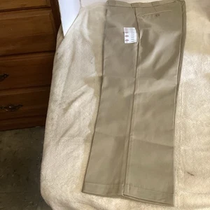 Dickies Men's 874 Work Pants 34x28 Straight Leg - Khaki NWT - Picture 1 of 11