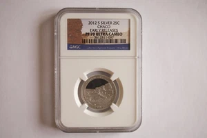 2012 S Chaco National Park Silver Quarter NGC PF 70 Ultra Cameo - Picture 1 of 2