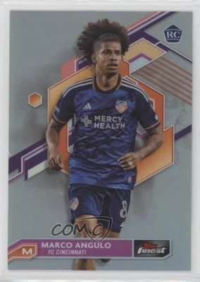 2023 Topps Finest MLS Refractor Marco Angulo #78 Rookie RC - Image 1 of 2