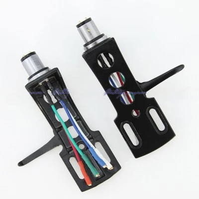 Black Standard Headshell of Turntable pastilla tocadiscos Foto 1 de 4