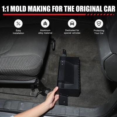 Aluminum Alloy Car Front Seat Under Storage Basket For Nissan Frontier 2009-2017 — 第 1/4 张图片