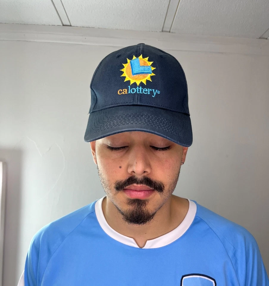 Бейсболка кепка CA Lottery California Lottery Adj. Хлопок среднего размера для взрослых - Изображение 1 из 4