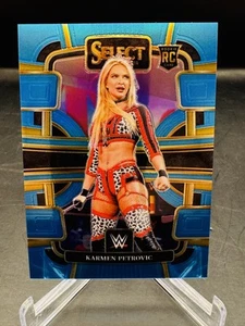 2024 Panini Select WWE #8 Karmen Petrovic Light Blue Prizms #/249 - Picture 1 of 2