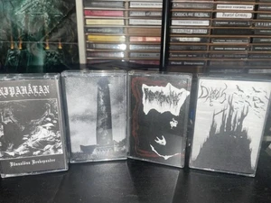Raw black metal elite tape lot # 2 Goatowar Rex Grogaldr Hand of Glory Arid - Picture 1 of 2