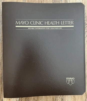 Mayo Clinic Health Letters & Special Reports in Binder 1991-1995 Vintage - Image 1 of 4