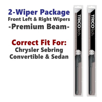 Щетки стеклоочистителя 2 шт подходят для Chrysler Sebring 2001-2005 годов выпуска 19220x2 - Изображение 1 из 4