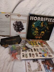 Horrified: American Monsters Strategy Board Game NEW Open Box SEALED PARTS +CARD