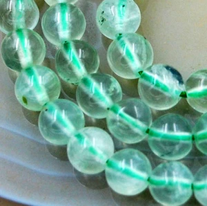 15.5inches 6mm Natural Green Prehnite Round Beads - Picture 1 of 1