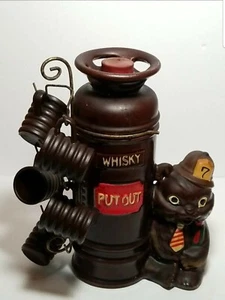 Fire Extinguisher Station House Whiskey Decanter With 5 Shot Cups Vintage JAPAN - Picture 1 of 12