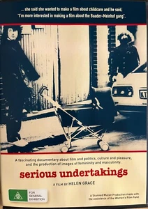 SERIOUS UNDERTAKINGS DVD-R 1983 Documentary Helen Grace Ronin Exc Cond! - Imagen 1 de 2