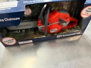Kids Pretend Toy Chainsaw Power Tool Husqvarna Battery Operated Preschool - Picture 1 of 1