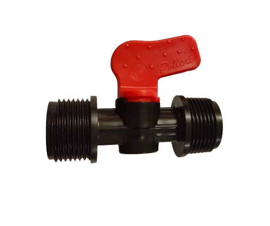 HEGAPRO Absperrhahn PE Rohr Kugelhahn PP Fitting Schnellverschluss 1/2 3/4 Zoll / PN6