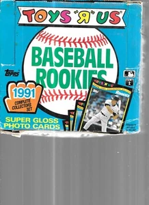 TOYS R US ROOKIES 1991 24ER SET DISPLAYBOX - LEER - Bild 1 von 2