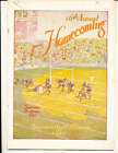 1925 Michigan vs Illinois programme de football Red Grange !  bx31