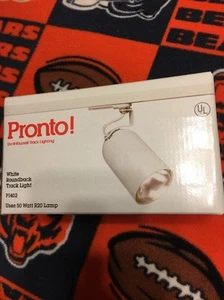 Track Lighting Lights White Roundback P1402 R20 By Pronto! - Picture 1 of 8
