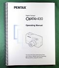 Ricoh Optio 430 OPerating Manual: 51 Pages & Protective Covers!
