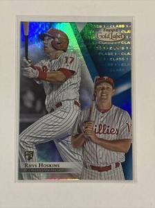 2018 Topps Gold Label Class 1 #78 Rhys Hoskins Rookie RC Blue Class 1 /150