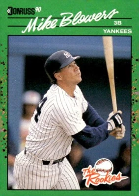 1990 Donruss The Rookies #26 Mike Blowers RC New York Yankees - Image 1 of 2