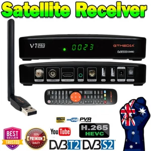 Digital FTA Satellite DVB-T2+S2 TV Receiver SAT HDTV Decoder PVR Free USB Wifi - Picture 1 of 11