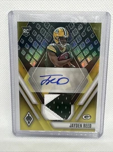 Jayden Reed 38/75 ๐ 2023 Panini Phoenix RPA #RAJ-JR Yellow Prime - Packers - Picture 1 of 3
