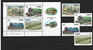 Railway - Locomotives Ireland 528 - 31+ Block 5 (MNH) - Imagen 1 de 1