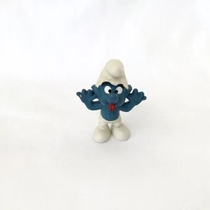 Smurfs Naughty Smurf 20077 Rare Vintage 1973 Figure Toy Schleich Peyo W. Berrie - Picture 1 of 6