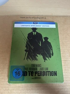 ROAD TO PERDITION 2002 Reg Free Blu Ray STEELBOOK New & Sealed Tom Hanks Import - Picture 1 of 4