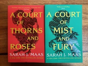 A Court of Thorns and Roses & Mist And Fury by Sarah J. Maas ACOTAR PBs 2023 - Picture 1 of 3