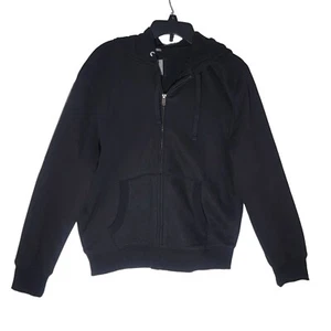 New Size M GAP Men's Black Sleeve Pullover Sweatshirt Hoodie with zipper - Picture 1 of 6