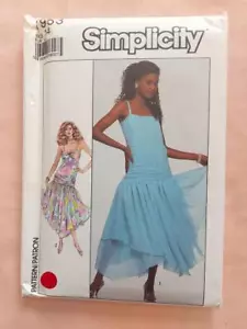Simplicity 8953 Misses' Hanker Chief Hemline Dress Pattern Size 14 - Picture 1 of 2