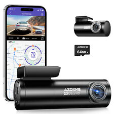 Produktbild - AZDOME M300S 4K Car Dual Dash Cam 3840*2160P Auto Kamera GPS WIFI Video Recorder