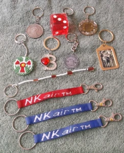 Lot of 11 Vintage To Now Key Chains - Picture 1 of 1