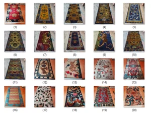 Authentic Hand knotted Rugs - 90x180cm - 3x6ft- Wool - Home Decor Made to order - Picture 1 of 20