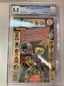 JUSTICE LEAGUE OF AMERICA #147 - CGC  5.5! 1977! DILLIN & MCLAUGHLIN COVER!    - Picture 1 of 4