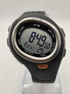 Nike Triax C8 SM0017 Multifunction Black Rubber 46mm Quartz Digital Watch 8" - Picture 1 of 11