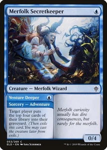4x Merfolk Secretkeeper - NM - Throne of Eldraine - SPARROW MAGIC - Picture 1 of 1
